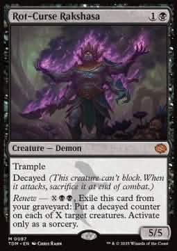 Rot-Curse Rakshasa - Tarkir: Dragonstorm (Mythic) [TDM-87]