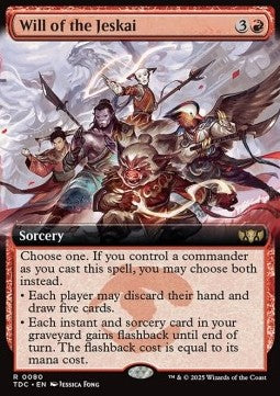 Will of the Jeskai - Commander: Tarkir: Dragonstorm: Extras (Rare) [XTDC-80]
