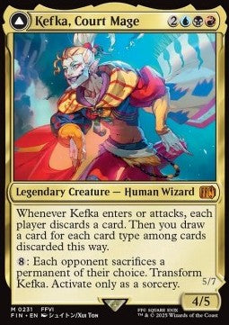 Kefka, Court Mage // Kefka, Ruler of Ruin - FINAL FANTASY (Mythic) [FIN-231]