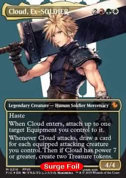 Cloud, Ex-SOLDIER (V.3) - Commander: FINAL FANTASY: Extras (Mythic) [XFIC-210]