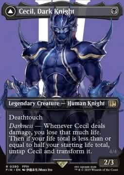 Cecil, Dark Knight // Cecil, Redeemed Paladin (V.1) - FINAL FANTASY: Extras (Rare) [XFIN-380]