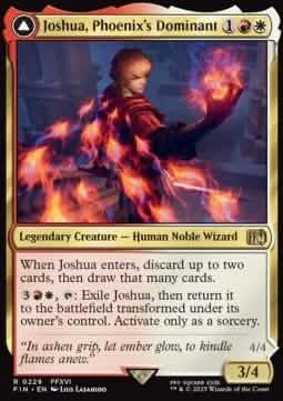 Joshua, Phoenix's Dominant // Phoenix, Warden of Fire - FINAL FANTASY (Rare) [FIN-229]