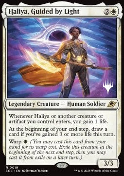 Haliya, Guided by Light (V.2) - Edge of Eternities: Promos (Rare) [PEOE-19]