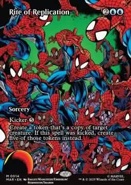 Rite of Replication - Marvel's Spider-Man: Source Material Cards (Mythic) [MAR-14]