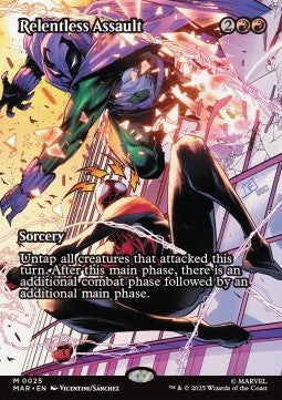 Relentless Assault - Marvel's Spider-Man: Source Material Cards (Mythic) [MAR-25]