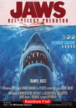 Jaws, Relentless Predator (V.2) - Secret Lair Drop Series: Secret Scare Superdrop (Mythic) [SLDSSS-2175]