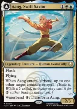 Aang, Swift Savior // Aang and La, Ocean's Fury - Avatar: The Last Airbender (Rare) [TLA-204]