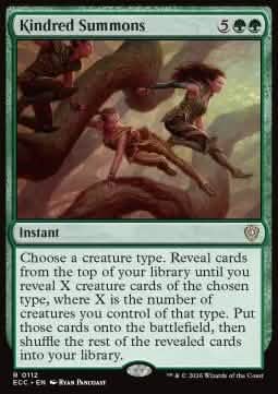 Kindred Summons - Commander: Lorwyn Eclipsed (Rare) [ECC-112]