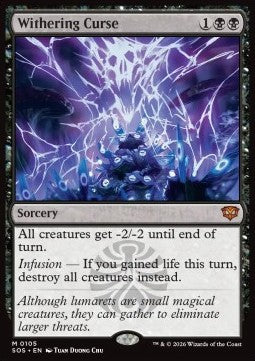 Withering Curse - Secrets of Strixhaven (Mythic) [SOS-105]