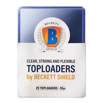 Beckett Shield | Toploader 55pt 25 Pack