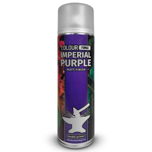 Colour Forge Imperial Purple Spray (500ml) – miniature spray paint primer – Tabletop Dominion
