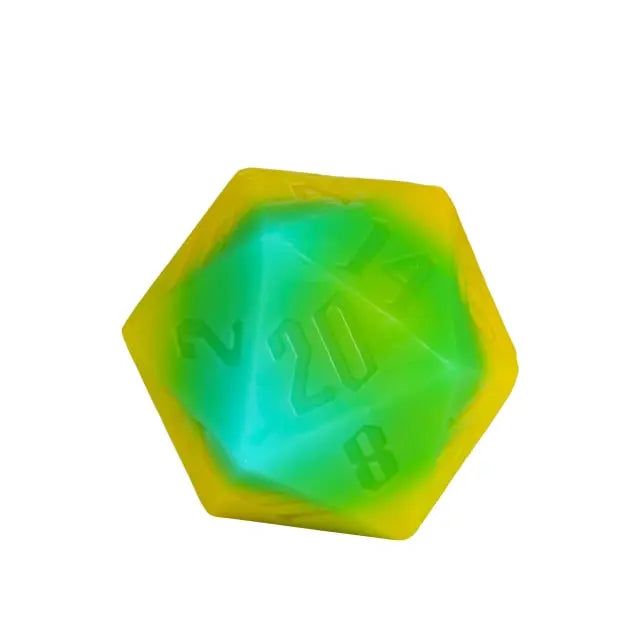 Critical Cleanse | 55mm D20 Soap | Yellow Green & Blue