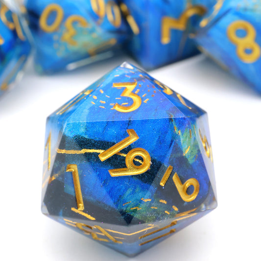 Astral Tide | Art Core Dice | 7 Piece Set