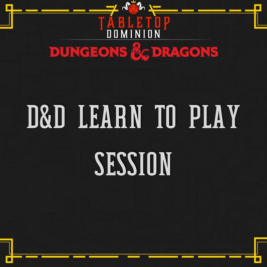 DND Starter Session | Adult | Per Person