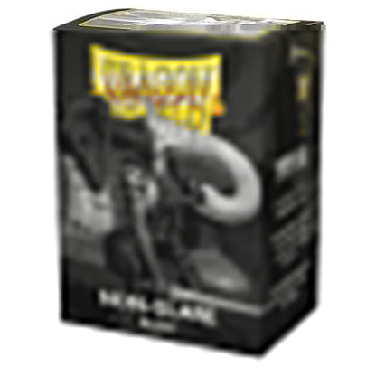 Dragon Shield | Matte Standard Size Sleeves 100pk | Non-Glare | Black