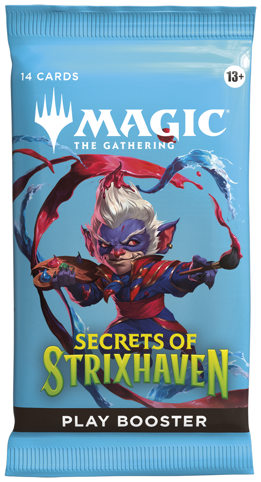 Magic The Gathering - Secrets of Strixhaven Play Booster – close-up view – trading card game