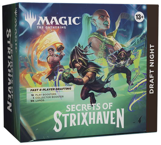 Magic The Gathering - Secrets of Strixhaven Draft Night Box – trading card game – Tabletop Dominion