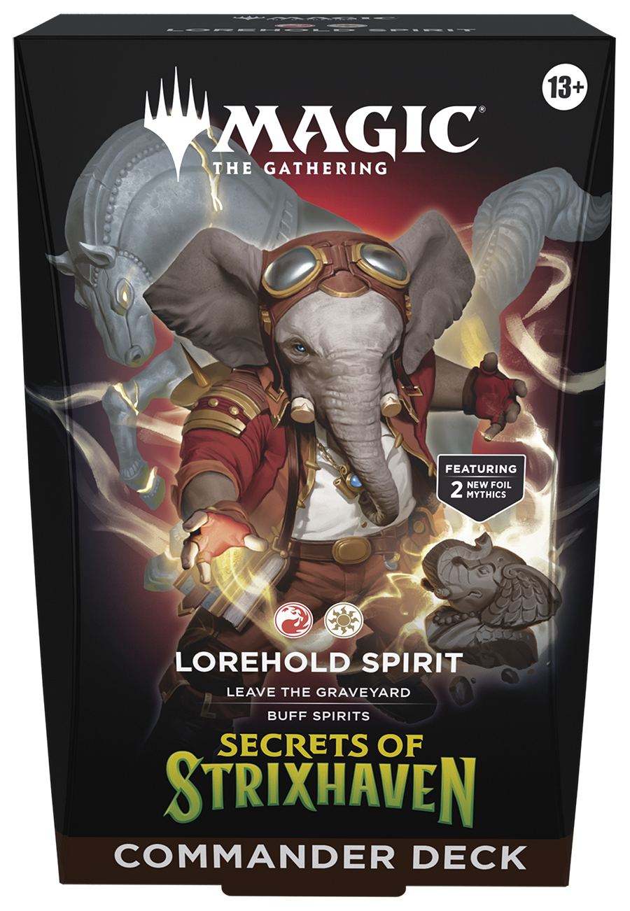 Magic The Gathering - Secrets of Strixhaven Commander Deck – lifestyle shot – trading card game