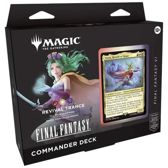 Terra Commander Deck | Final Fantasy VI | Magic: The Gathering Magic: The Gathering Cards Tabletop Dominion Terra Commander Deck | Final Fantasy VI | Magic: The Gathering Magic: The Gathering Cards Tabletop Dominion