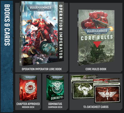 Warhammer 40,000: Armageddon Launch Box – 11th Edition Starter Set with Space Marines, Orks & Rulebook