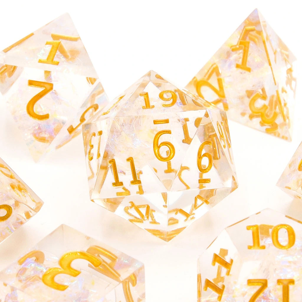 Lightbringer | Sharp Edge Dice | 7 Piece Set