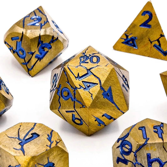 Hextech – product detail – metal DnD dice set