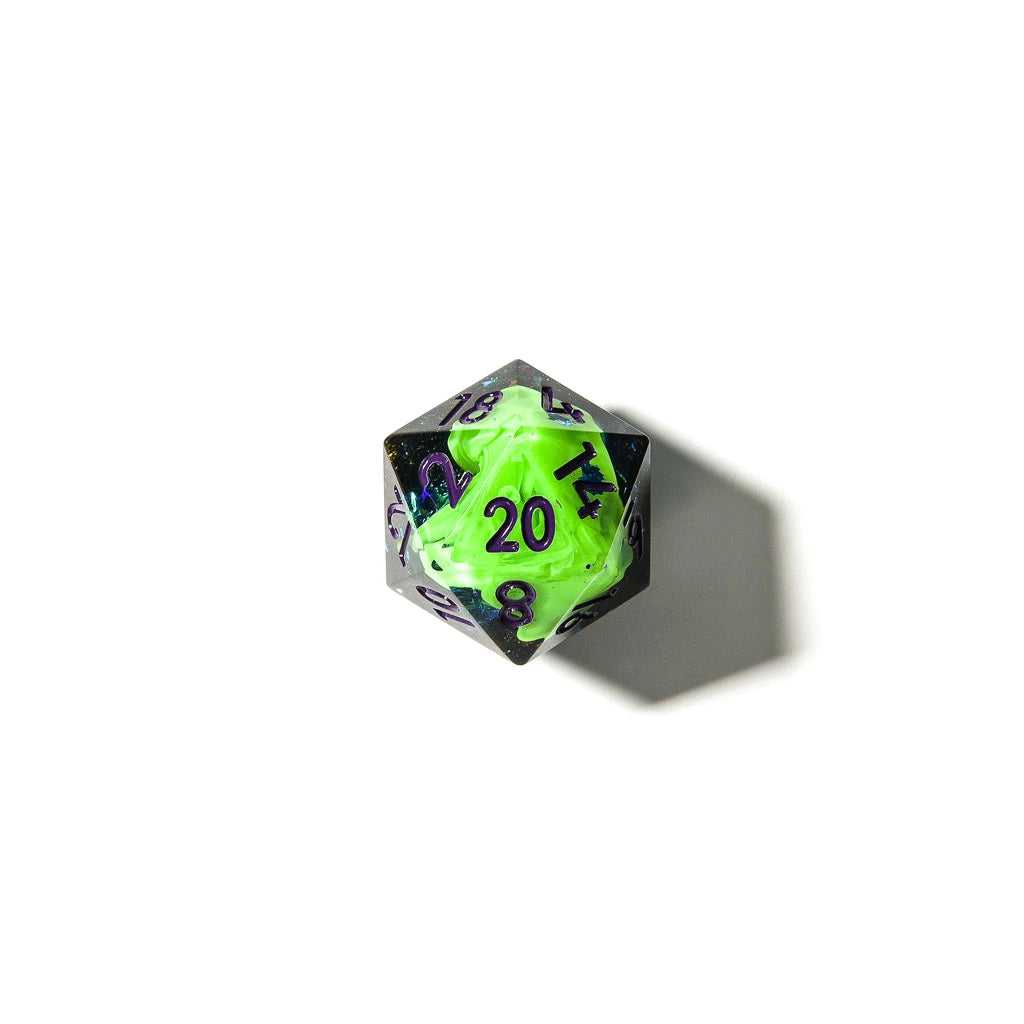 Toxic Elixer | Sharp Edge Dice | 7 Piece Set