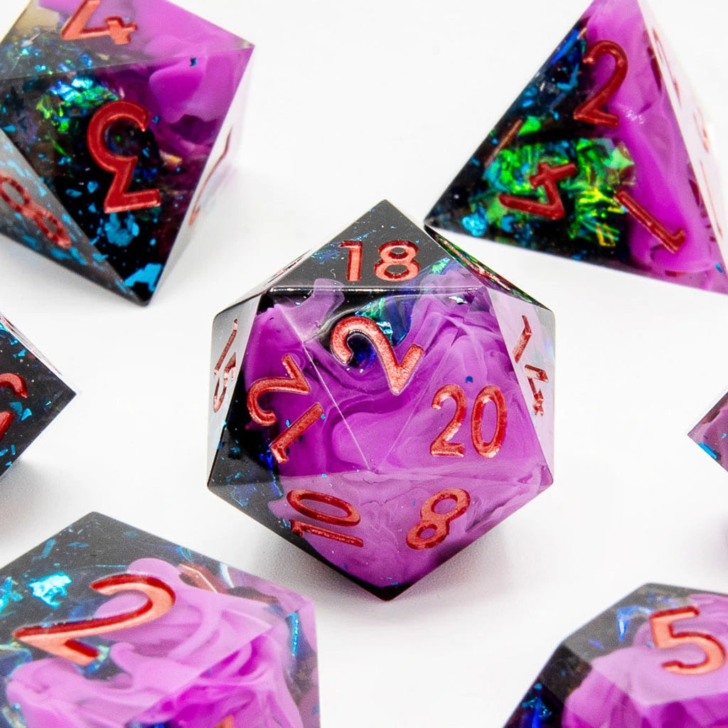 Void Walker | Sharp Edge Dice | 7 Piece Set