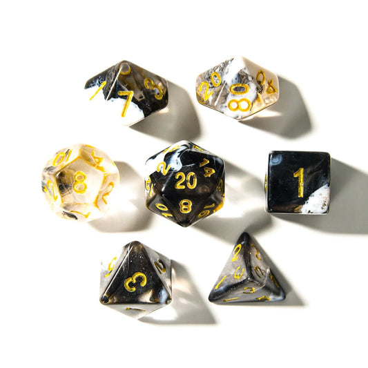 Spectral Frost | Acrylic Dice | 7 Piece Set