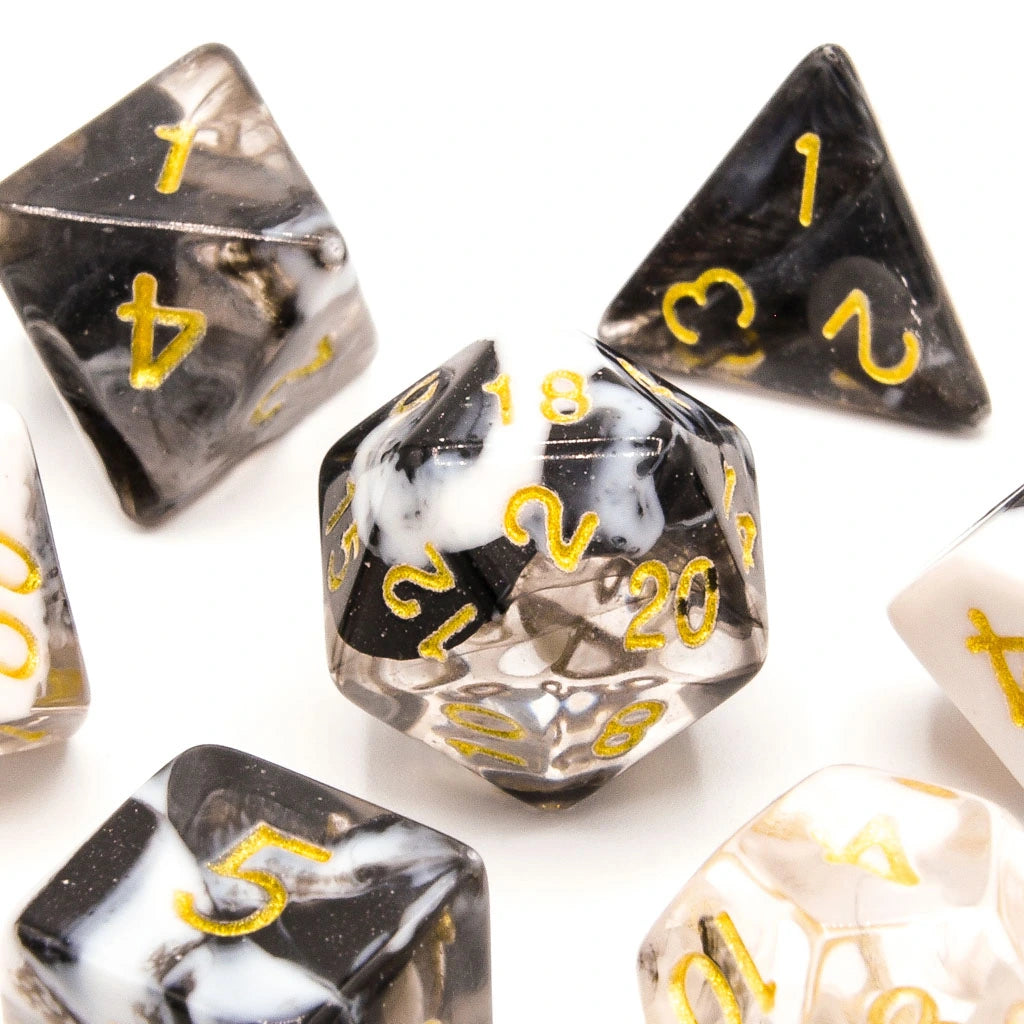 Spectral Frost | Acrylic Dice | 7 Piece Set