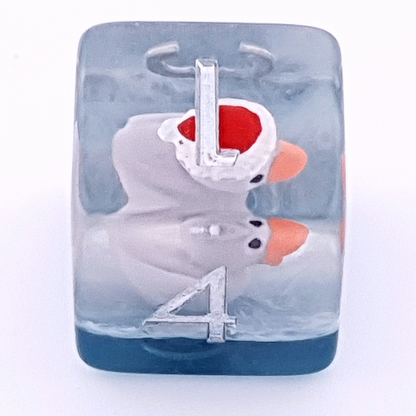 Santa Ducks | Resin Inclusion Dice | 7 Piece Set