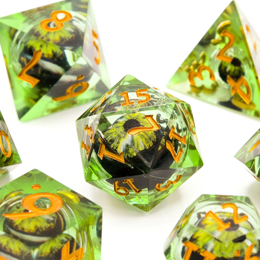 Eye of Emerald | Moving Eye | 7 Piece Set