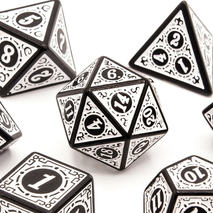 Runes of Twilight | Acrylic Dice | 7 Piece Set