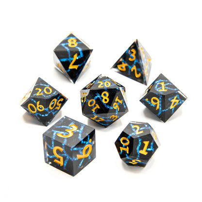 Cosmic Fracture | Art Core Dice| 7 Piece Set