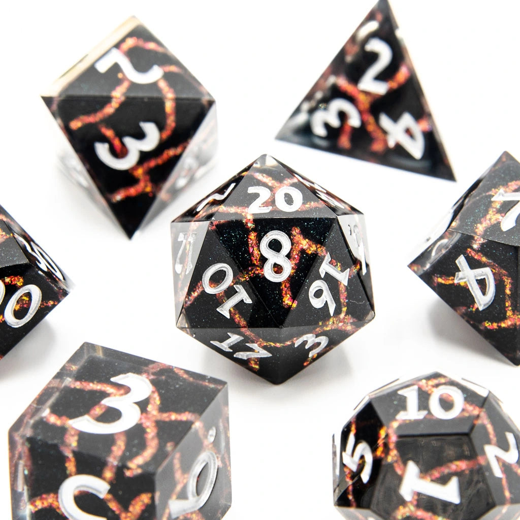 Shifting Sands | Art Core Dice| 7 Piece Set