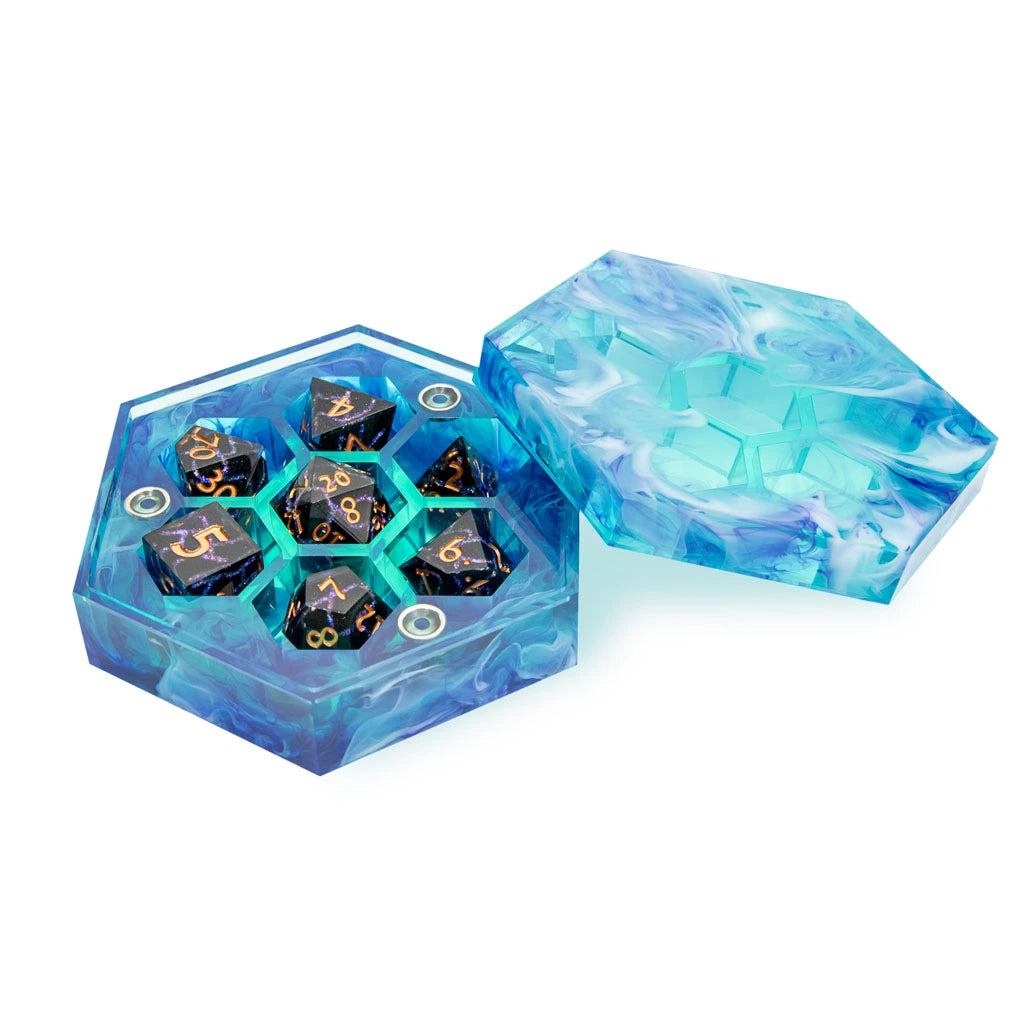 Mistborn | Hexagonal Resin Dice Box