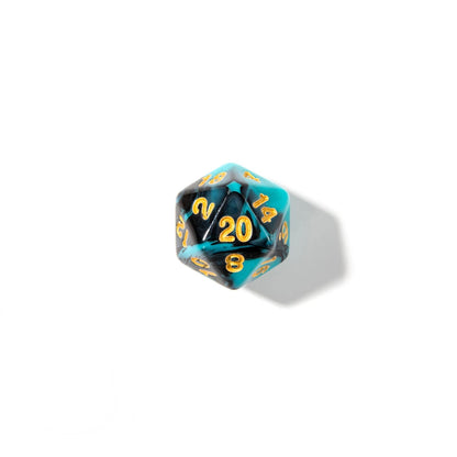 Shadowed Abyss | Acrylic Dice | 7 Piece Set