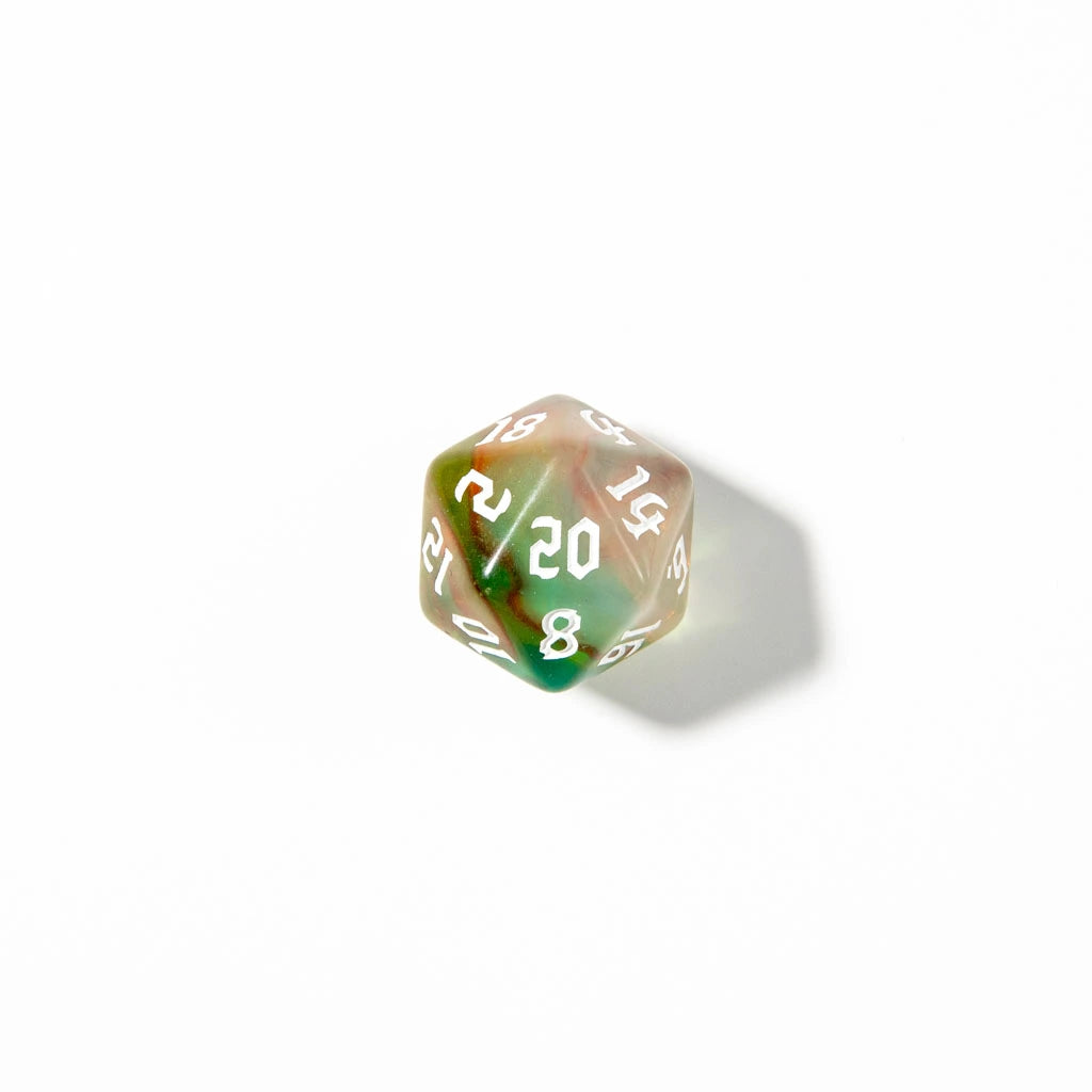 Amber Grove | Acrylic Dice | 7 Piece Set