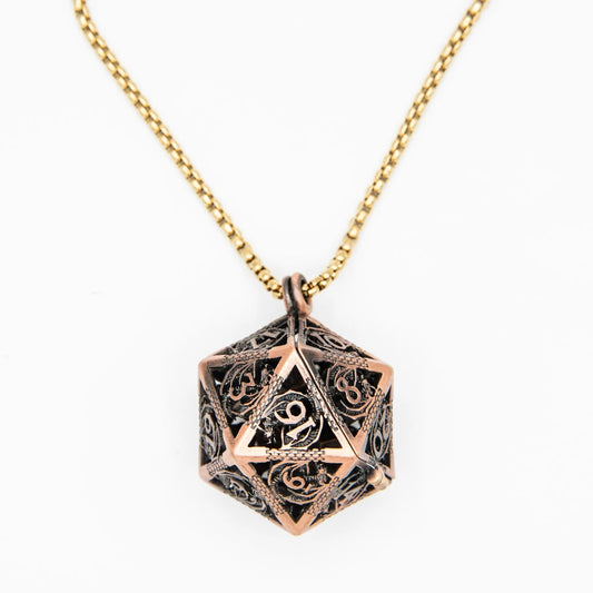 Quest Keeper | D20 Pendant with Mini Dice