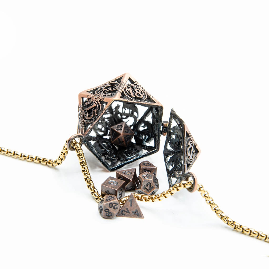 Quest Keeper | D20 Pendant with Mini Dice