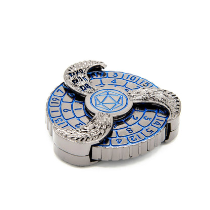 Prophecy Wheel | Dice Spinner | Black & Blue