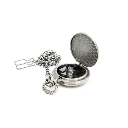 Fate's Guardian | Pocket Watch Case | Ancient Silver