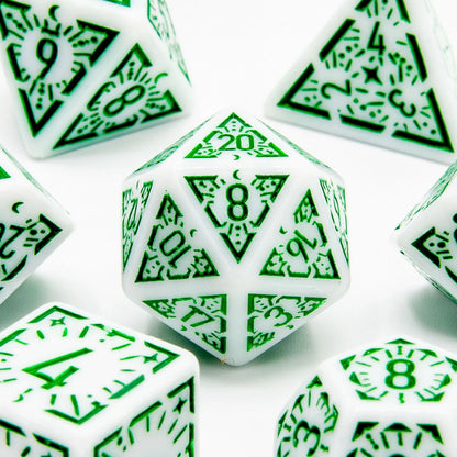 Arcane Burst | Acrylic Dice | 7 Piece Set