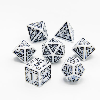 Arcane Veil | Acrylic Dice | 7 Piece Set