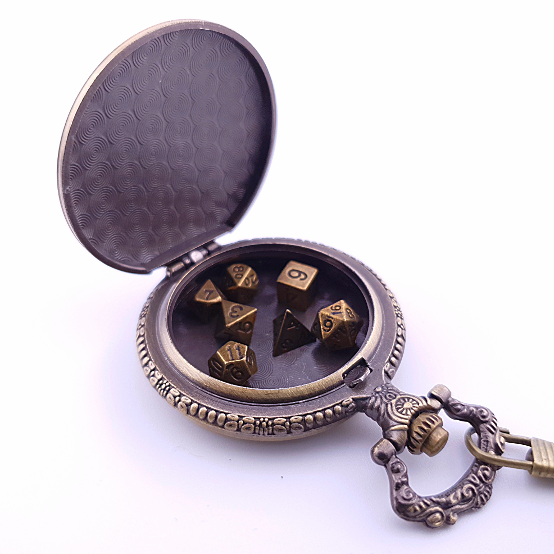 Adventurer's Cache | Pocket Watch Case | Ancient Gold