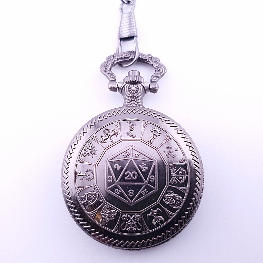 Adventurer's Cache | Pocket Watch Case | Ancient Silver