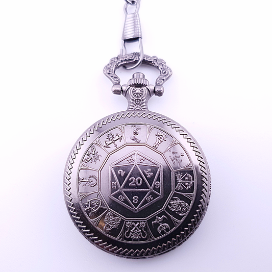 Adventurer's Cache | Pocket Watch Case | Ancient Silver