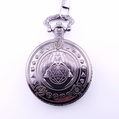 Fatebound Vault | Pocket Watch Case | Ancient Silver