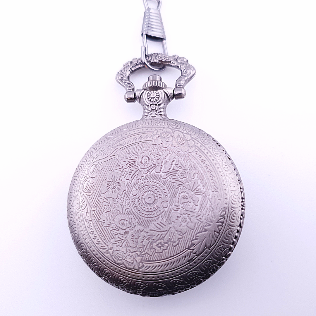 Celestial Champion | Pocket Watch Case | Ancient Silver