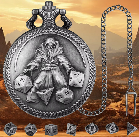 Sorcerer's Hoard | Pocket Watch Case | Ancient Silver